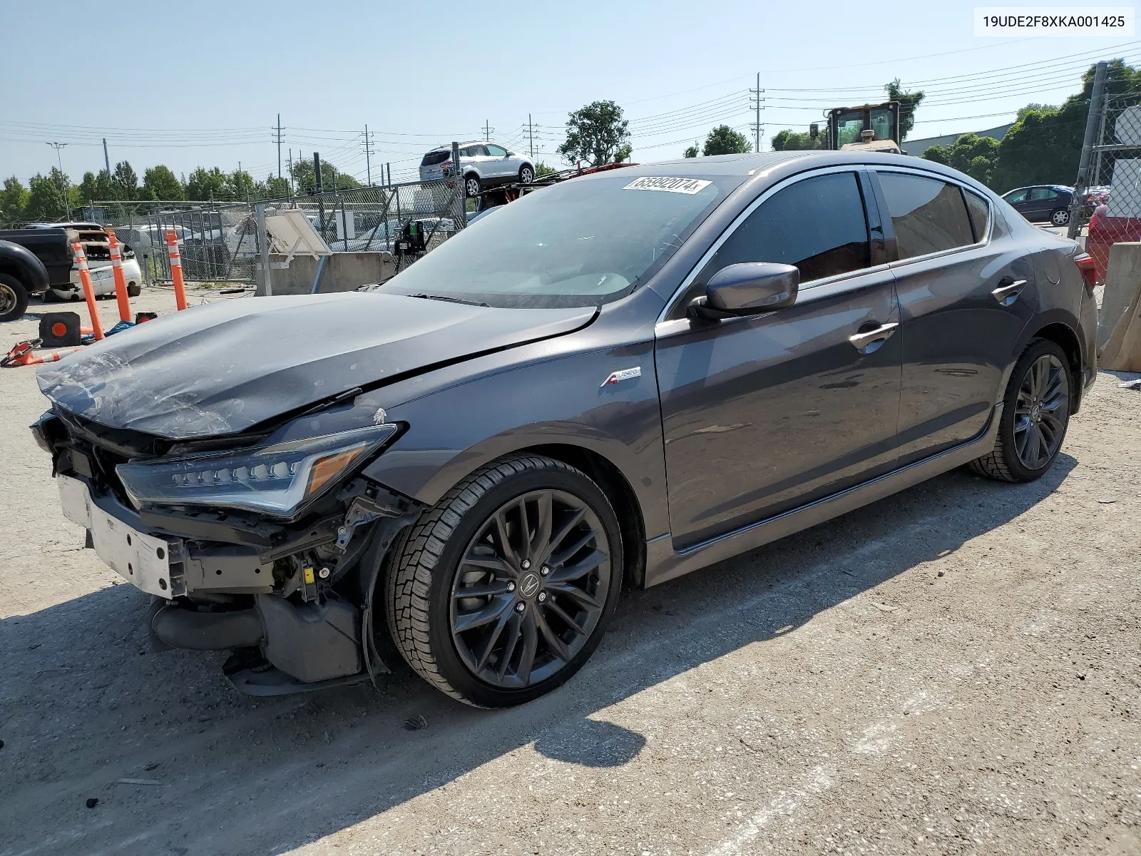 2019 Acura Ilx Premium A-Spec VIN: 19UDE2F8XKA001425 Lot: 65992074