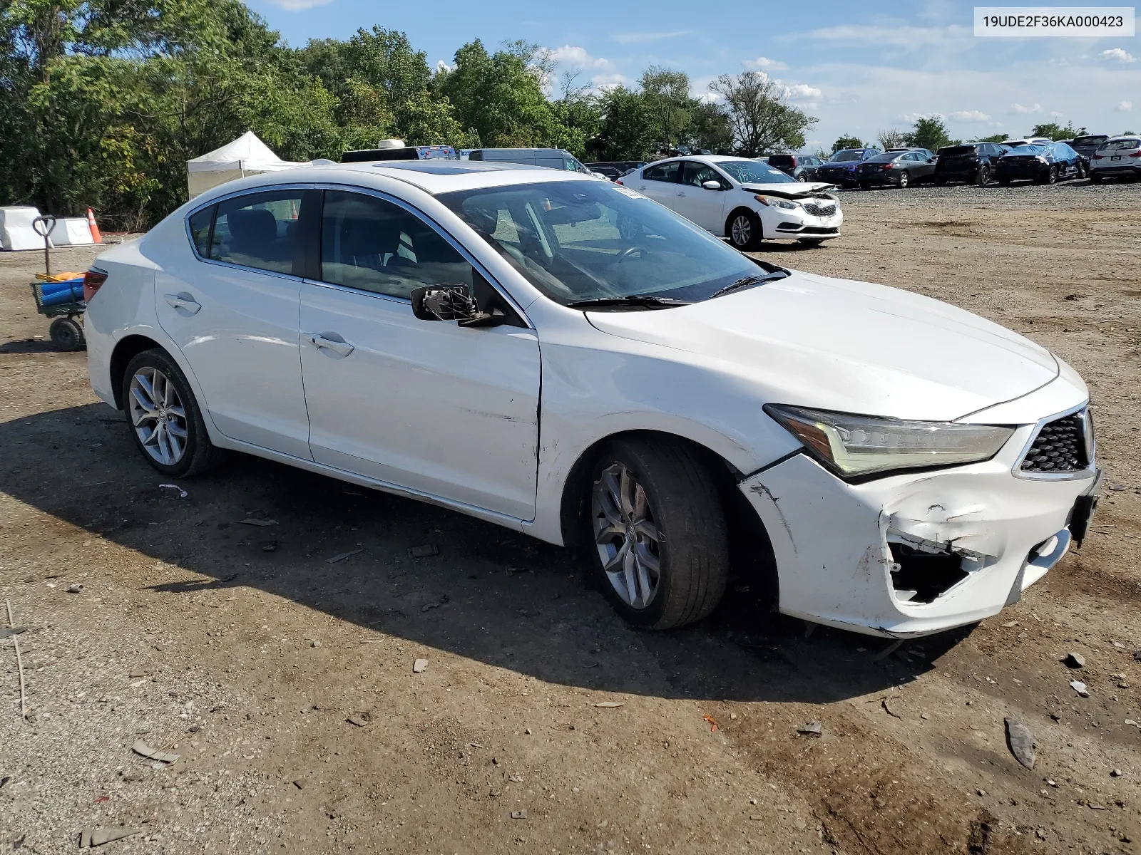 2019 Acura Ilx VIN: 19UDE2F36KA000423 Lot: 66034224