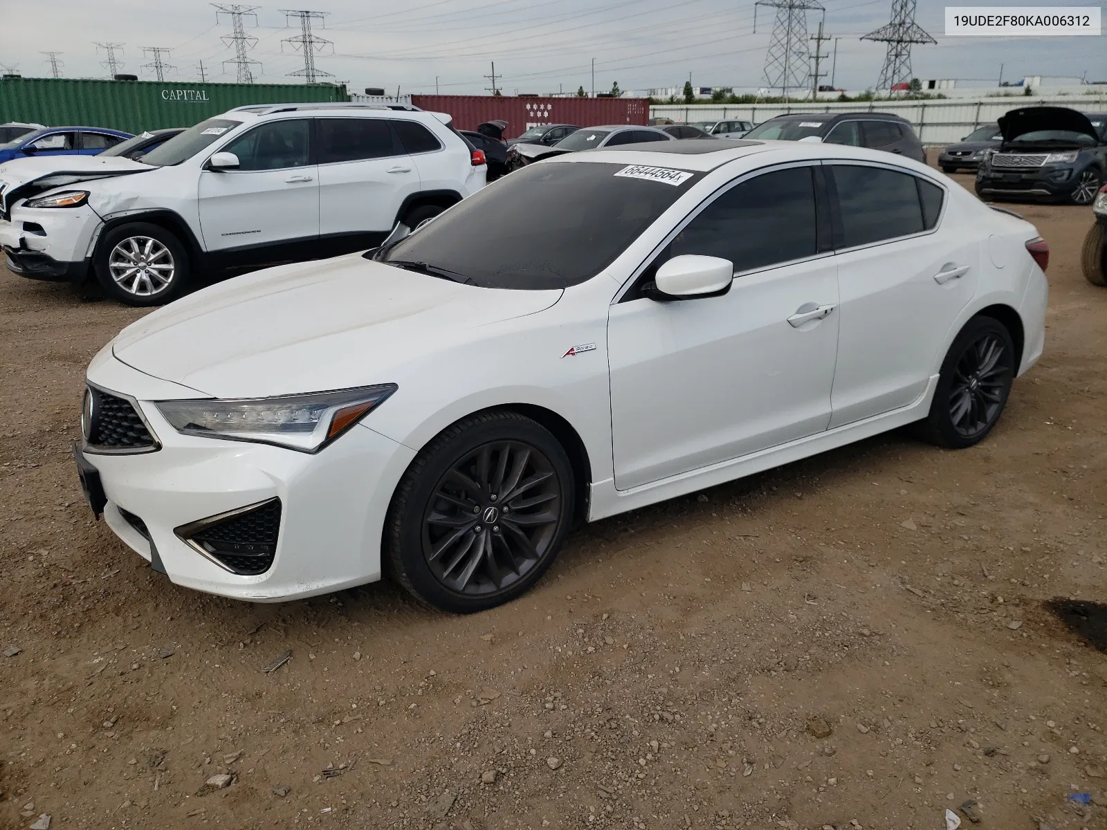 2019 Acura Ilx Premium A-Spec VIN: 19UDE2F80KA006312 Lot: 66444564