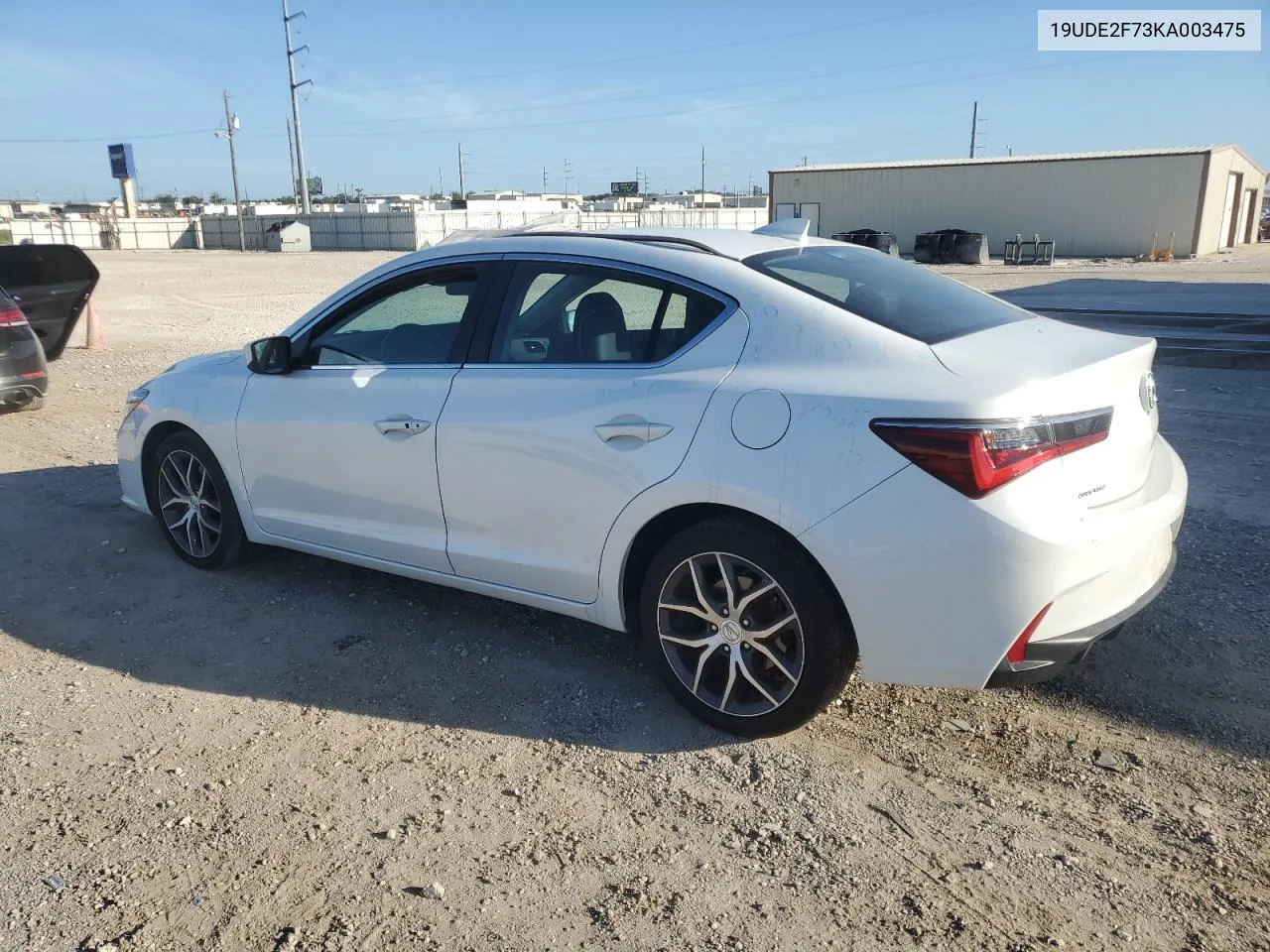 2019 Acura Ilx Premium VIN: 19UDE2F73KA003475 Lot: 67653344