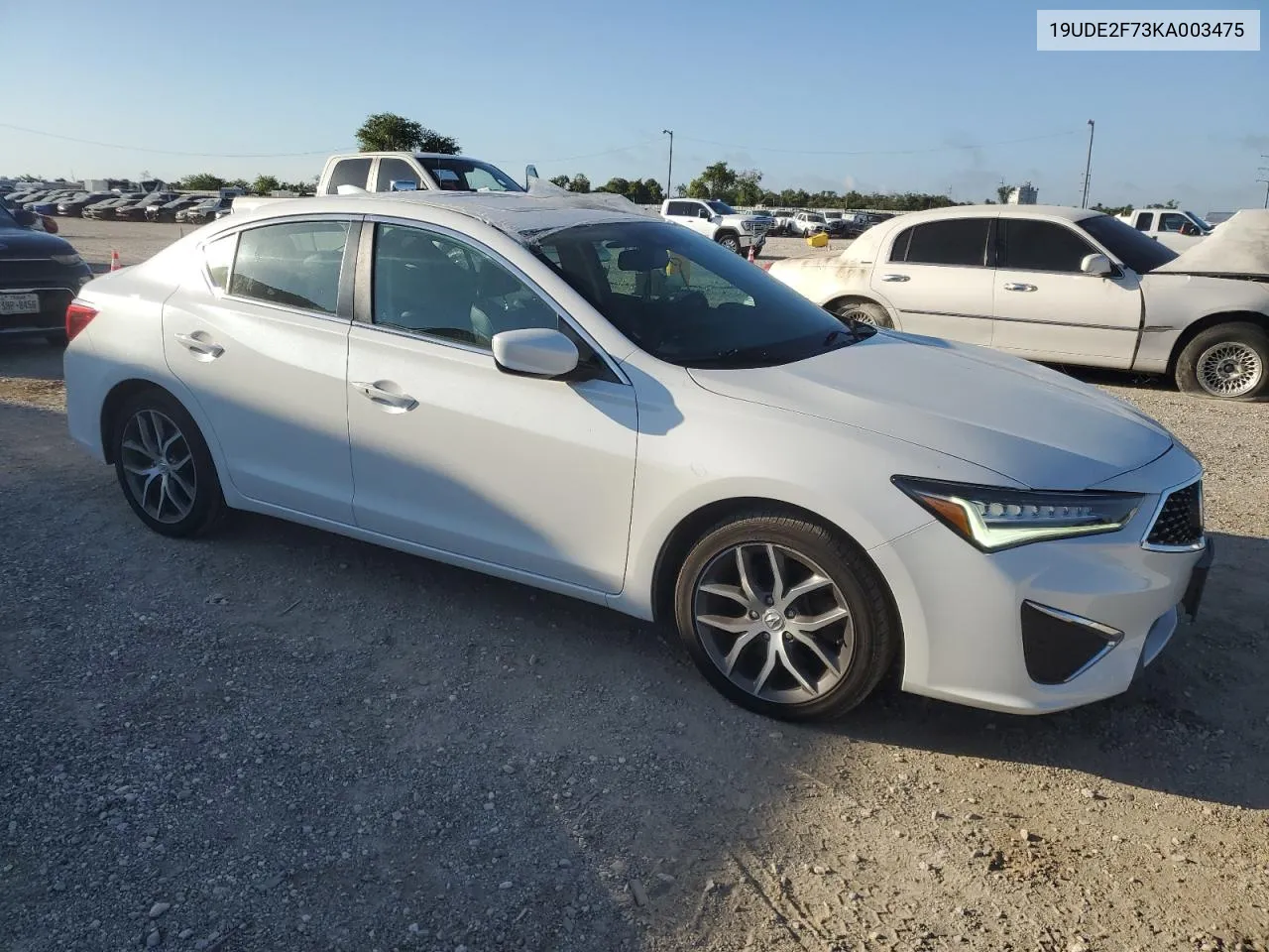 2019 Acura Ilx Premium VIN: 19UDE2F73KA003475 Lot: 67653344