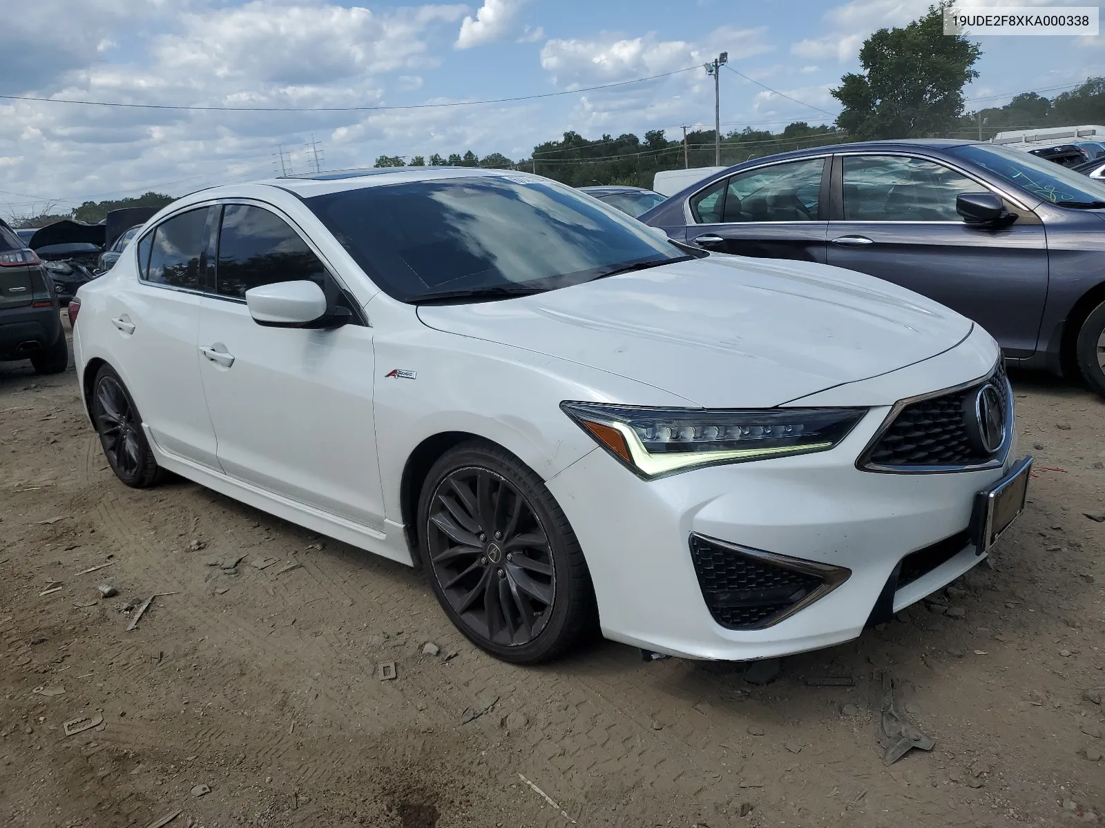 2019 Acura Ilx Premium A-Spec VIN: 19UDE2F8XKA000338 Lot: 67987604