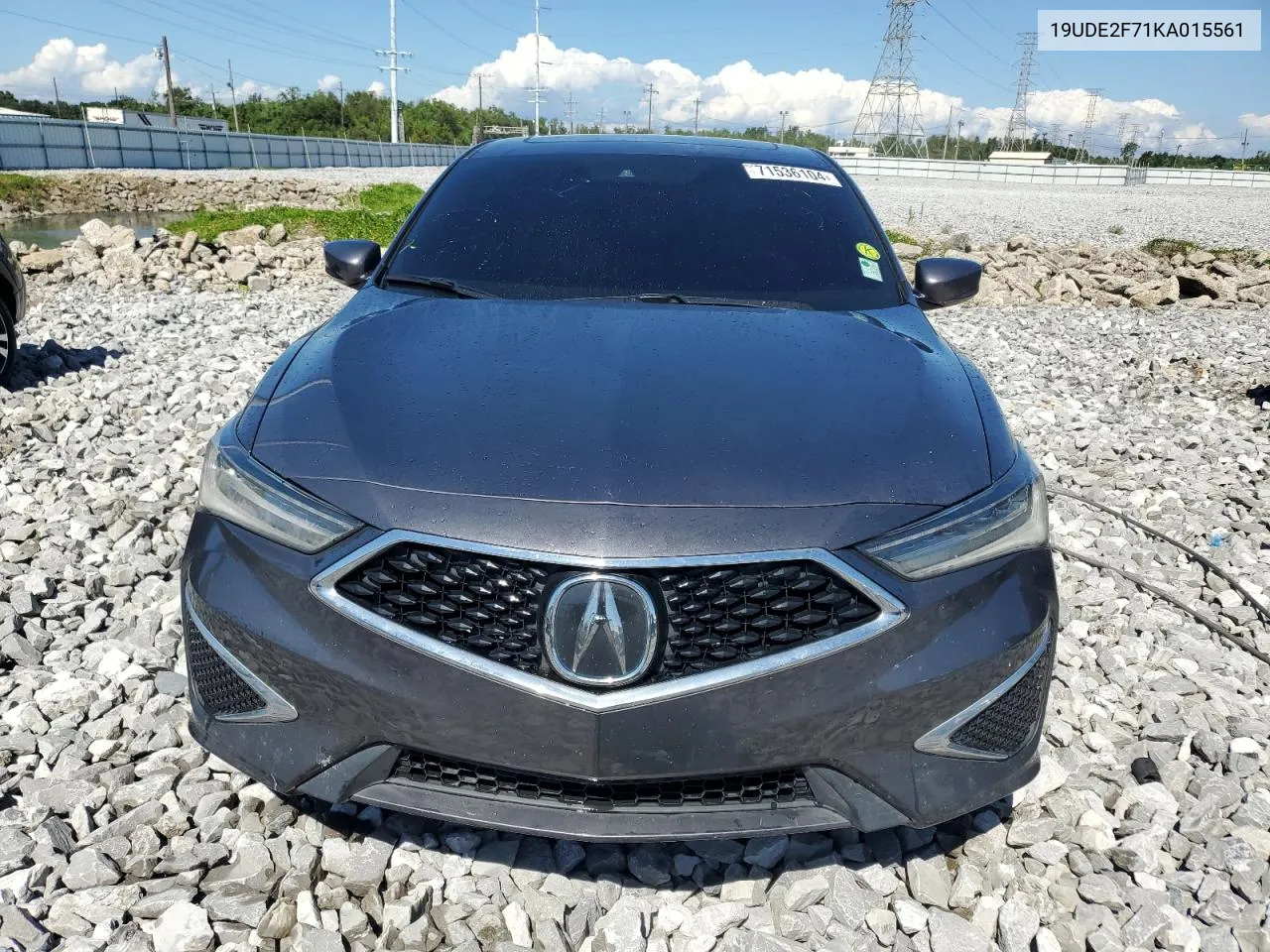 2019 Acura Ilx Premium VIN: 19UDE2F71KA015561 Lot: 71536104