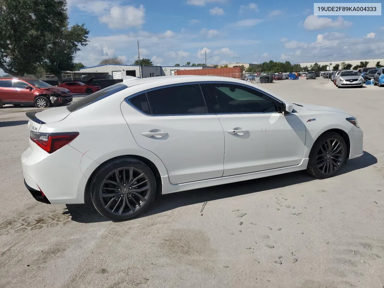 2019 Acura Ilx Premium A-Spec VIN: 19UDE2F89KA004333 Lot: 71709534