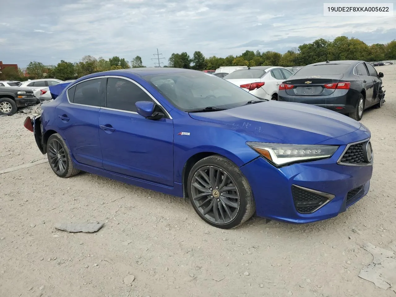 2019 Acura Ilx Premium A-Spec VIN: 19UDE2F8XKA005622 Lot: 71886624