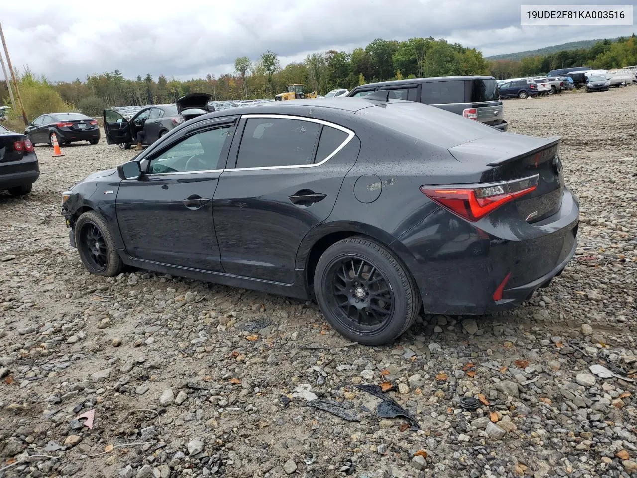 2019 Acura Ilx Premium A-Spec VIN: 19UDE2F81KA003516 Lot: 72591014