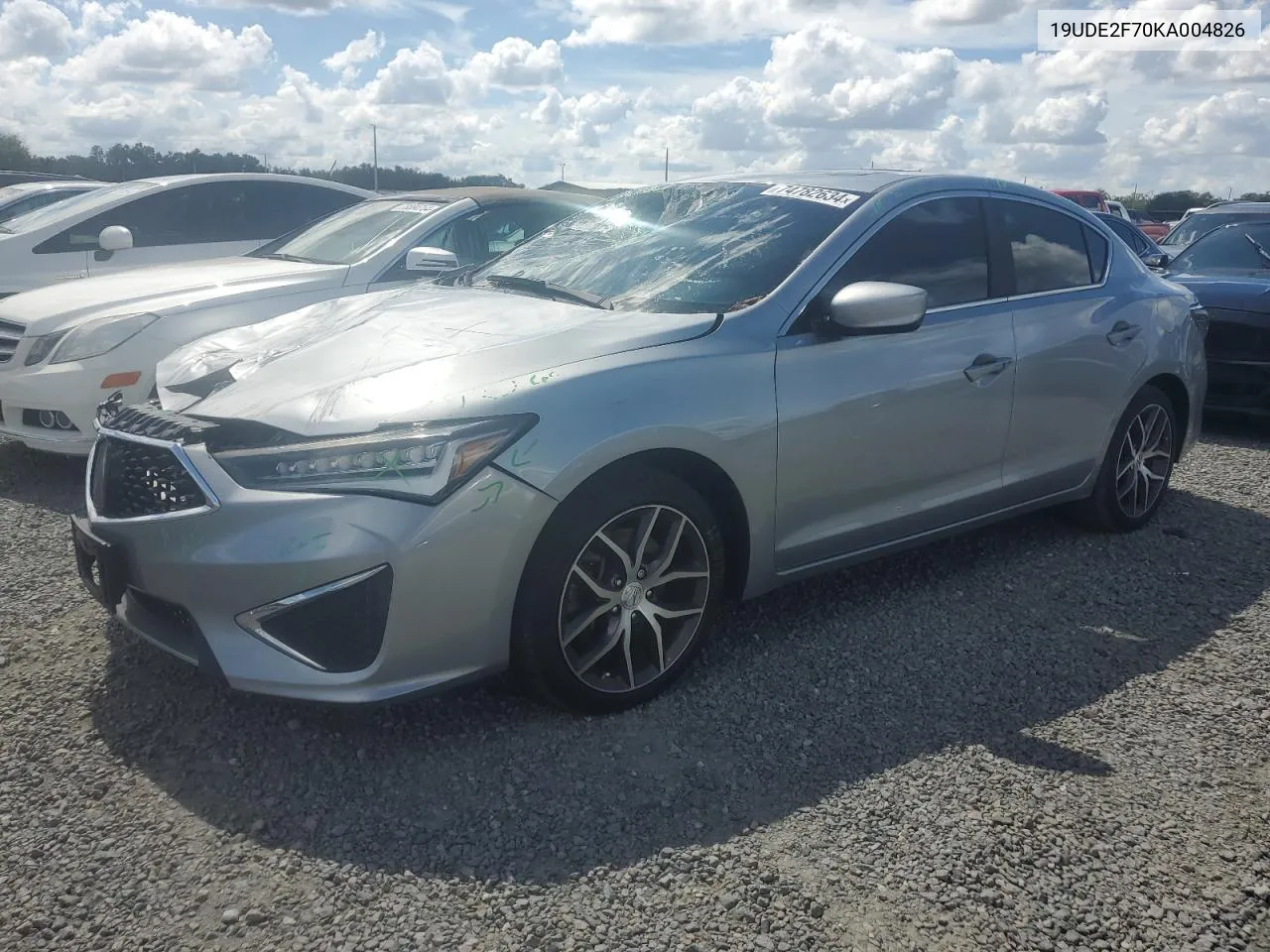 2019 Acura Ilx Premium VIN: 19UDE2F70KA004826 Lot: 74782634