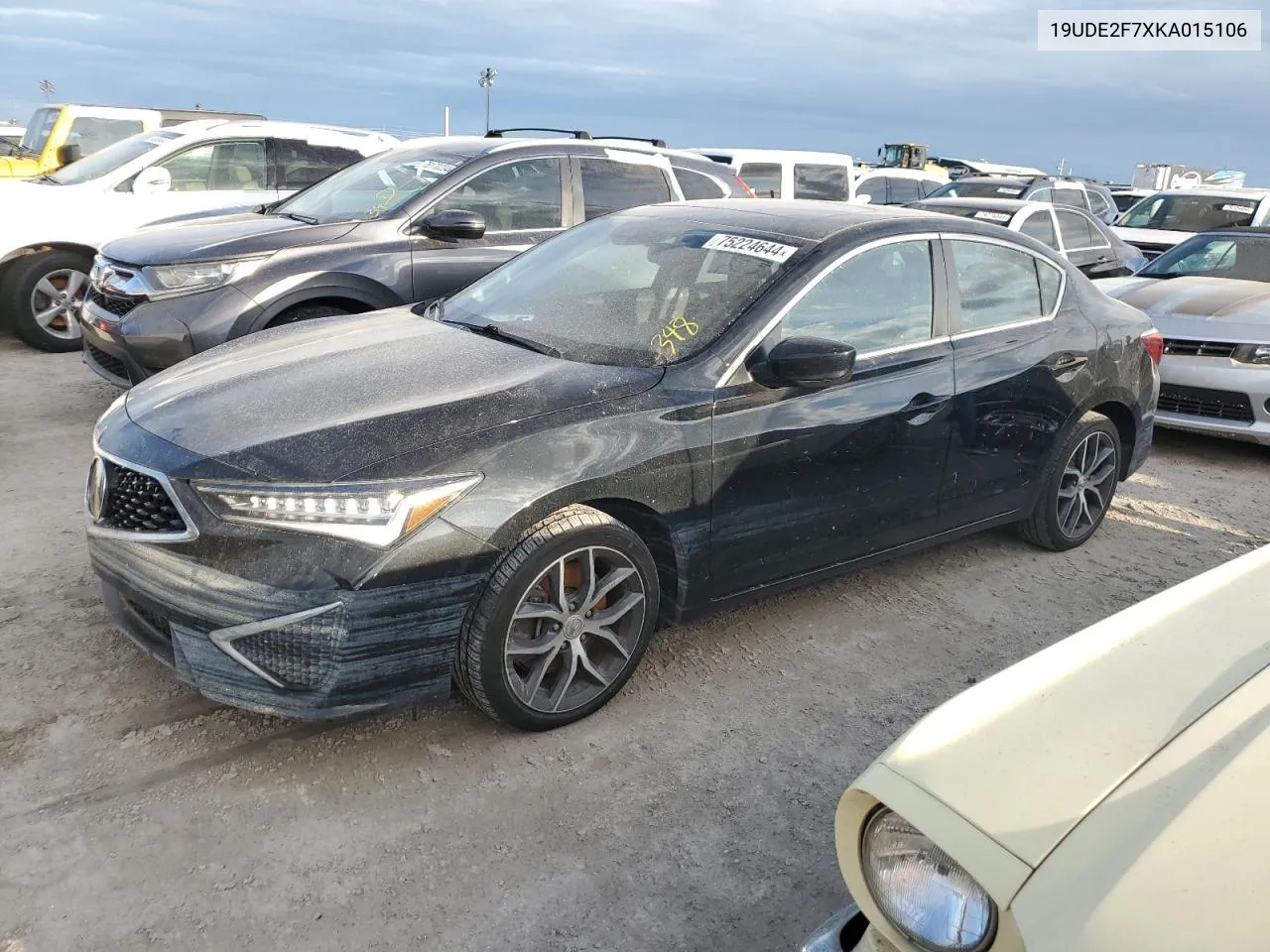 2019 Acura Ilx Premium VIN: 19UDE2F7XKA015106 Lot: 75224644