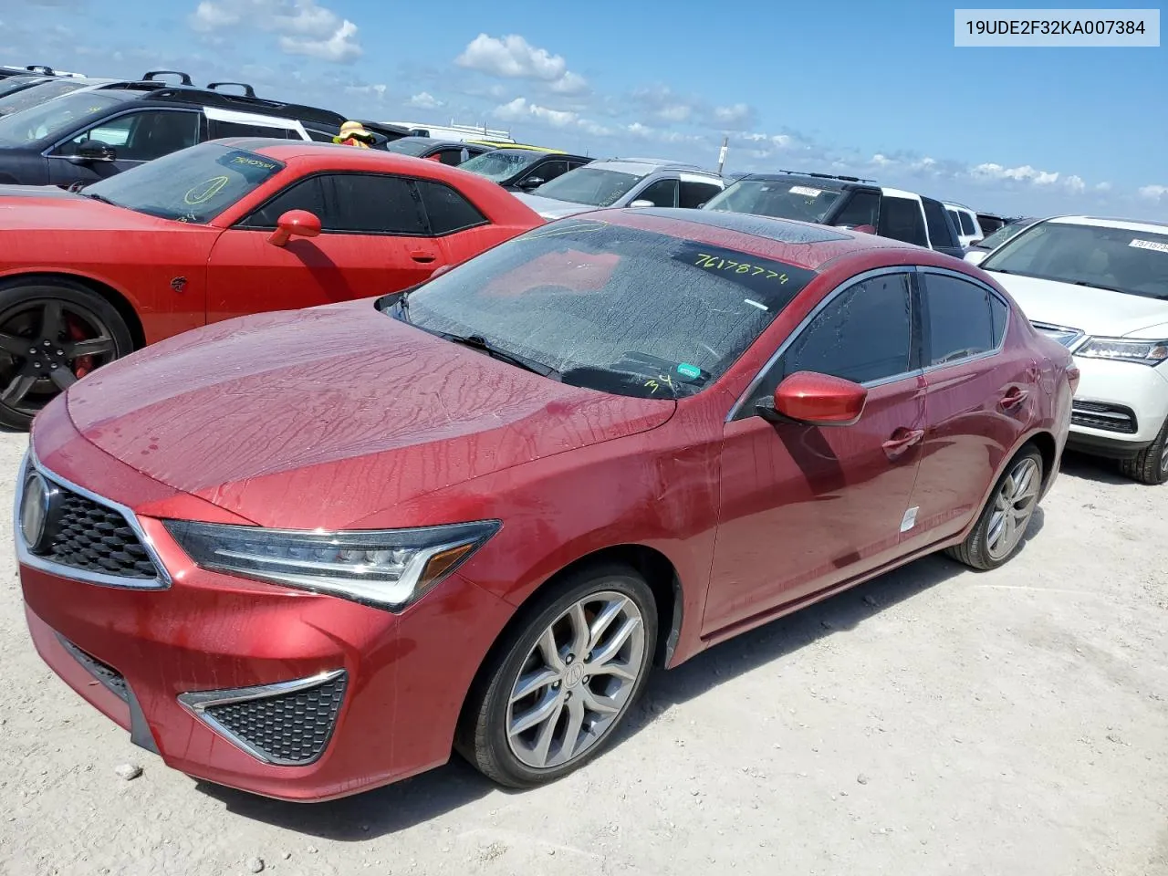 2019 Acura Ilx VIN: 19UDE2F32KA007384 Lot: 76178774