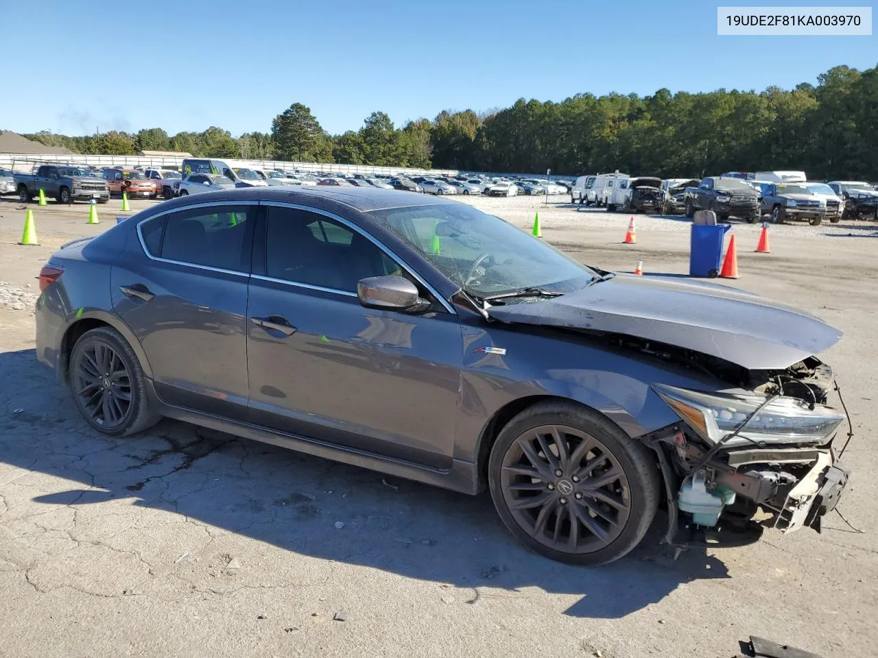 2019 Acura Ilx Premium A-Spec VIN: 19UDE2F81KA003970 Lot: 76328064