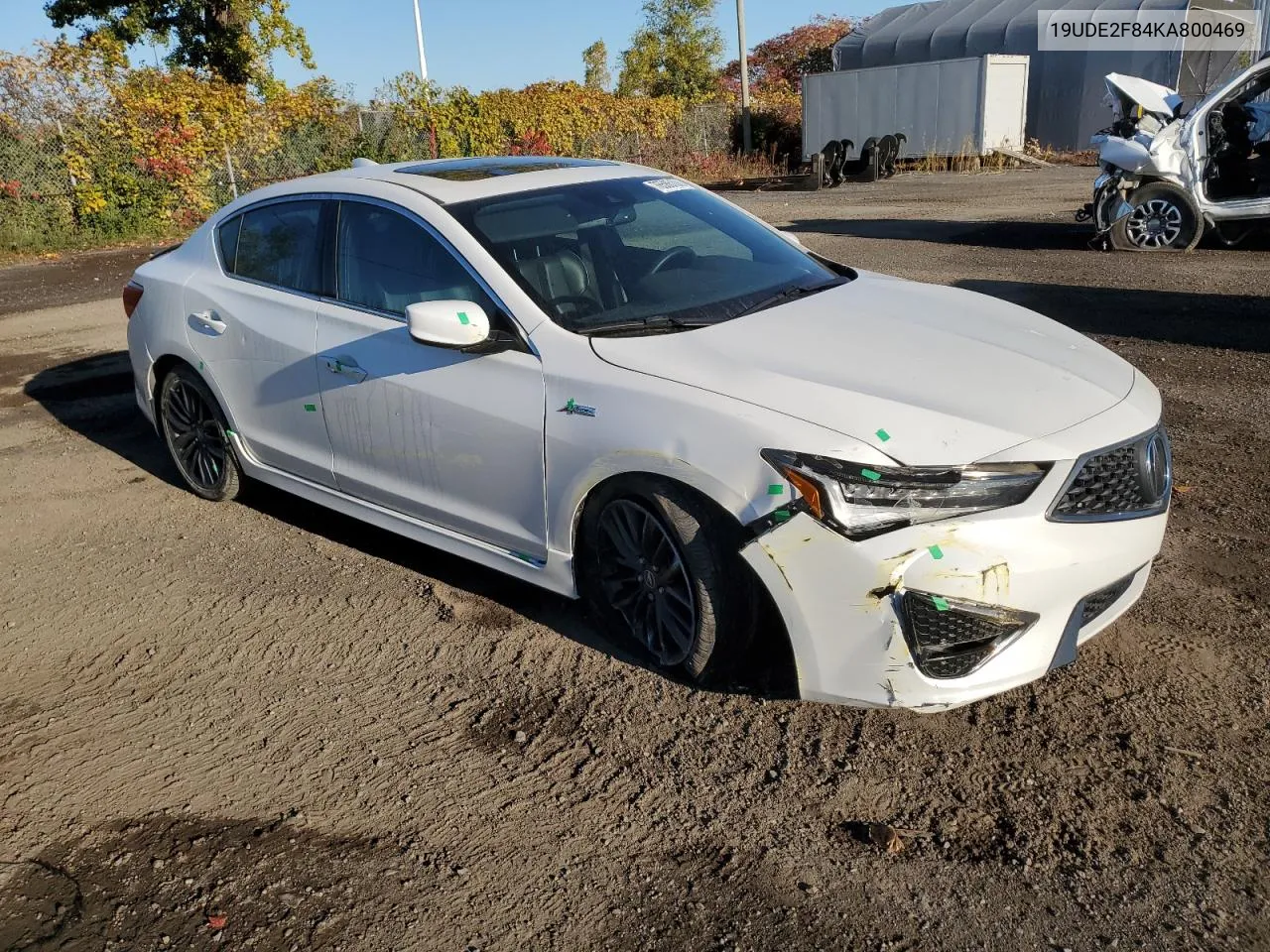 2019 Acura Ilx Premium A-Spec VIN: 19UDE2F84KA800469 Lot: 76586104