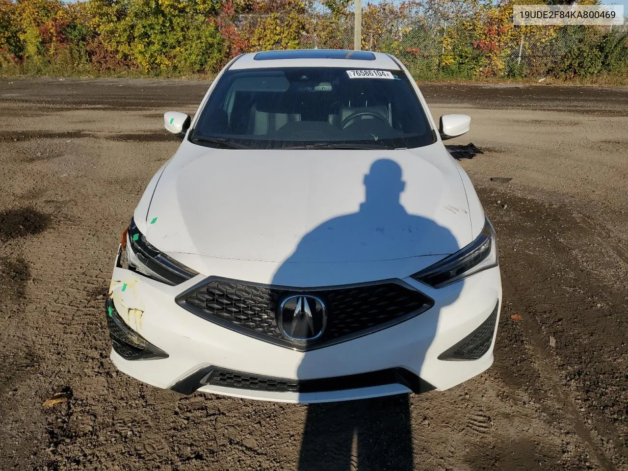 2019 Acura Ilx Premium A-Spec VIN: 19UDE2F84KA800469 Lot: 76586104