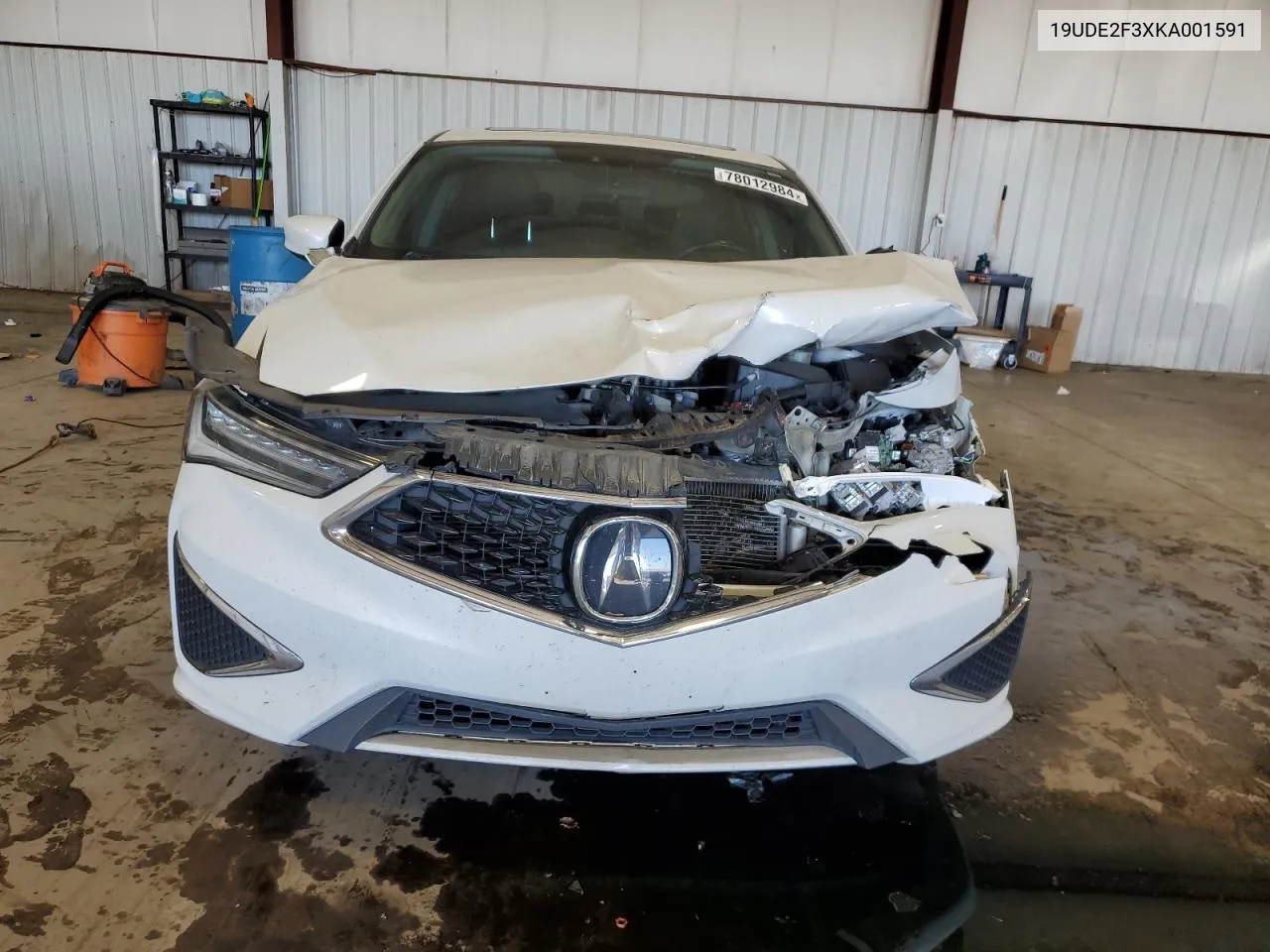 2019 Acura Ilx VIN: 19UDE2F3XKA001591 Lot: 78012984