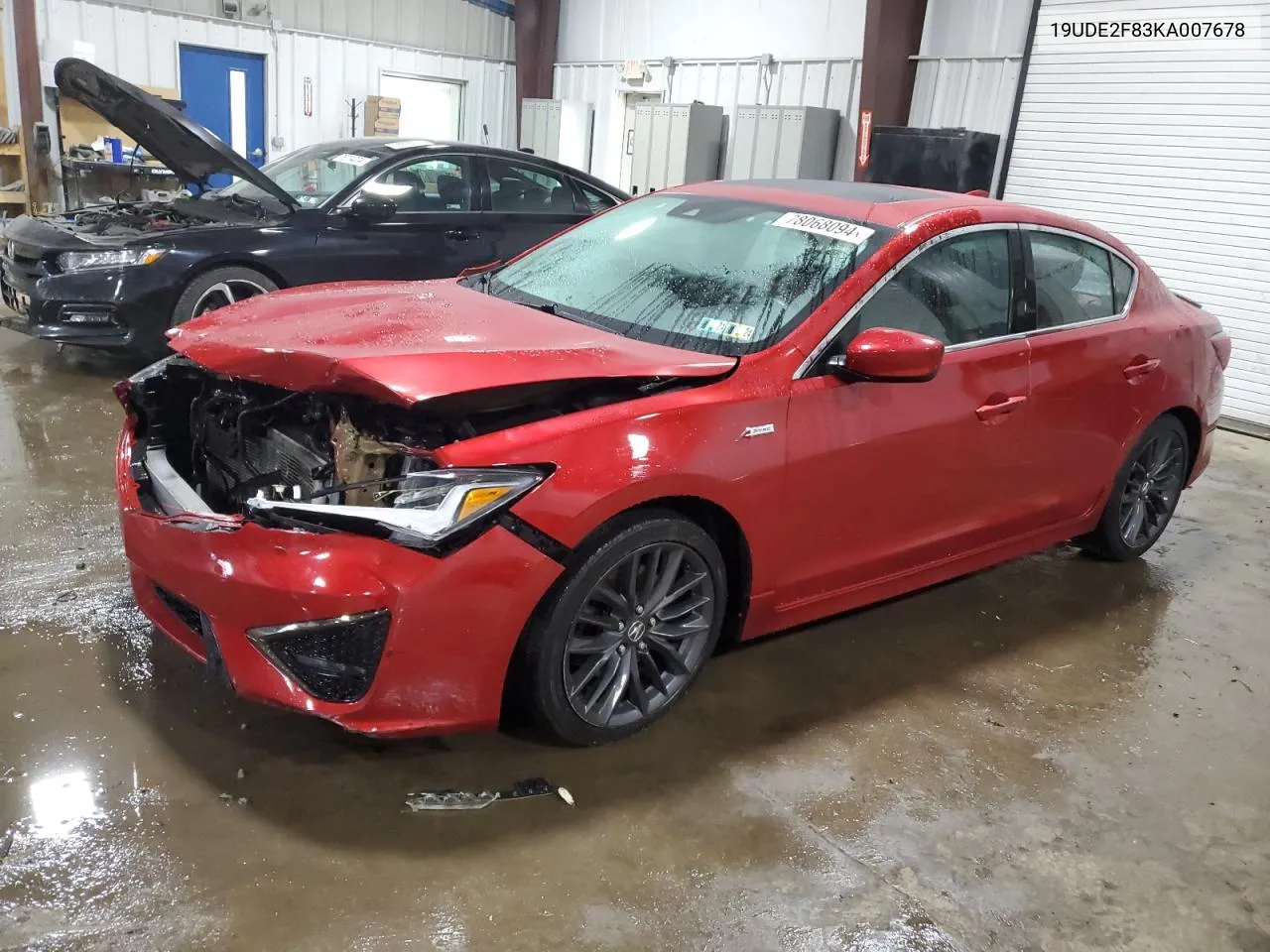 2019 Acura Ilx Premium A-Spec VIN: 19UDE2F83KA007678 Lot: 78068094