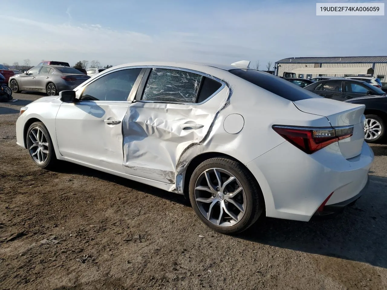 2019 Acura Ilx Premium VIN: 19UDE2F74KA006059 Lot: 78503264