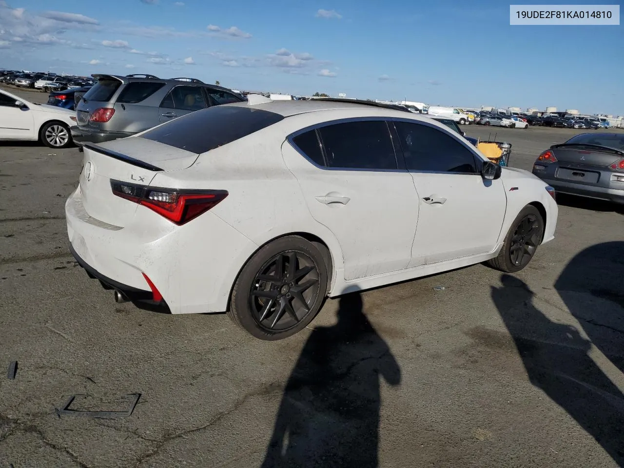 2019 Acura Ilx Premium A-Spec VIN: 19UDE2F81KA014810 Lot: 78730044