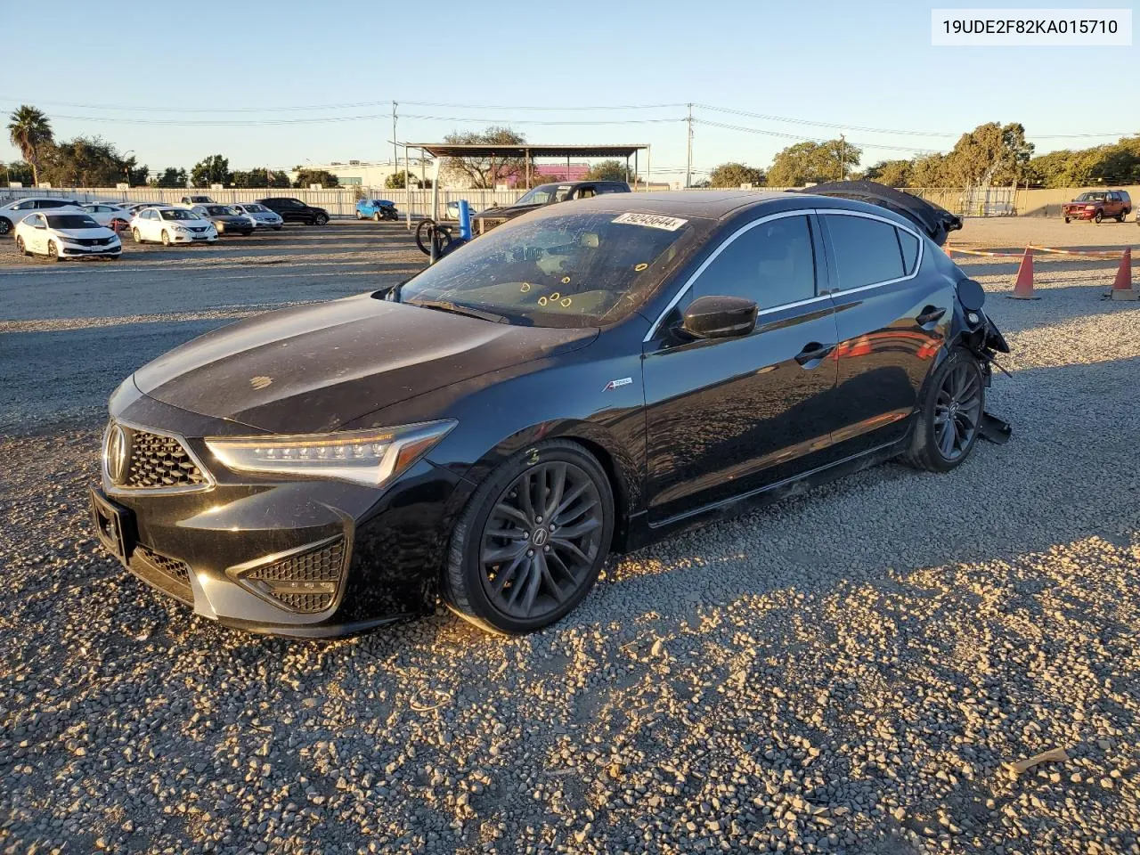 2019 Acura Ilx Premium A-Spec VIN: 19UDE2F82KA015710 Lot: 79245644