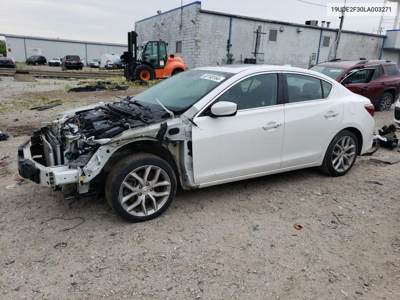 2020 Acura Ilx VIN: 19UDE2F30LA003271 Lot: 60198164