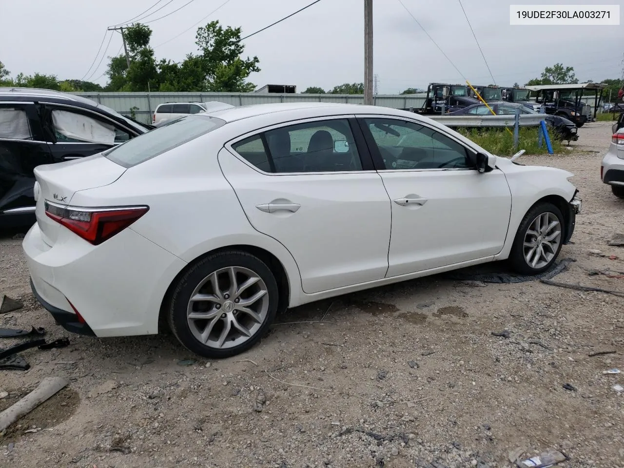 2020 Acura Ilx VIN: 19UDE2F30LA003271 Lot: 60198164