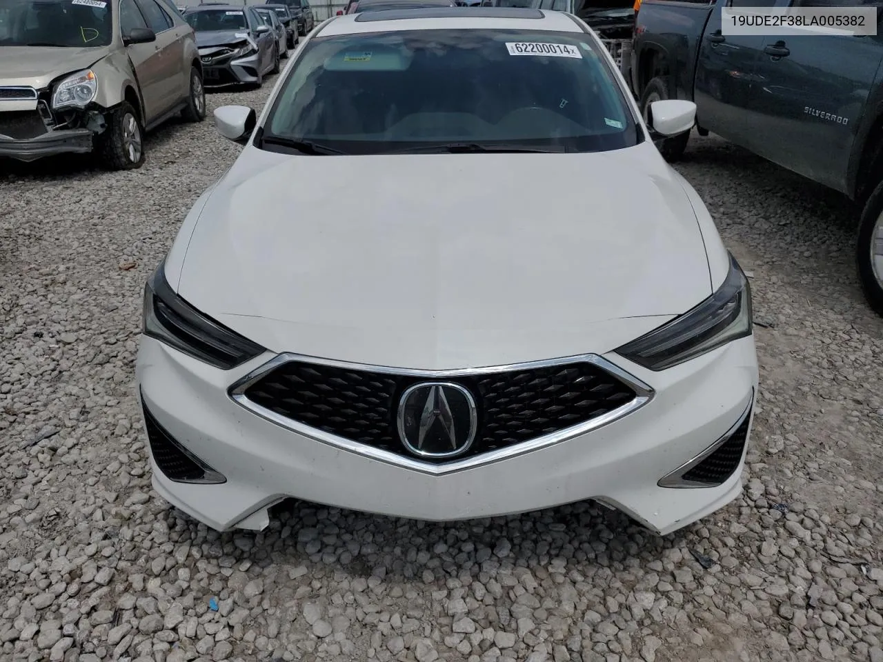 2020 Acura Ilx VIN: 19UDE2F38LA005382 Lot: 62200014