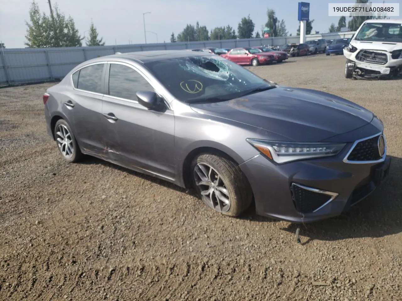 2020 Acura Ilx Premium VIN: 19UDE2F71LA008482 Lot: 64616584