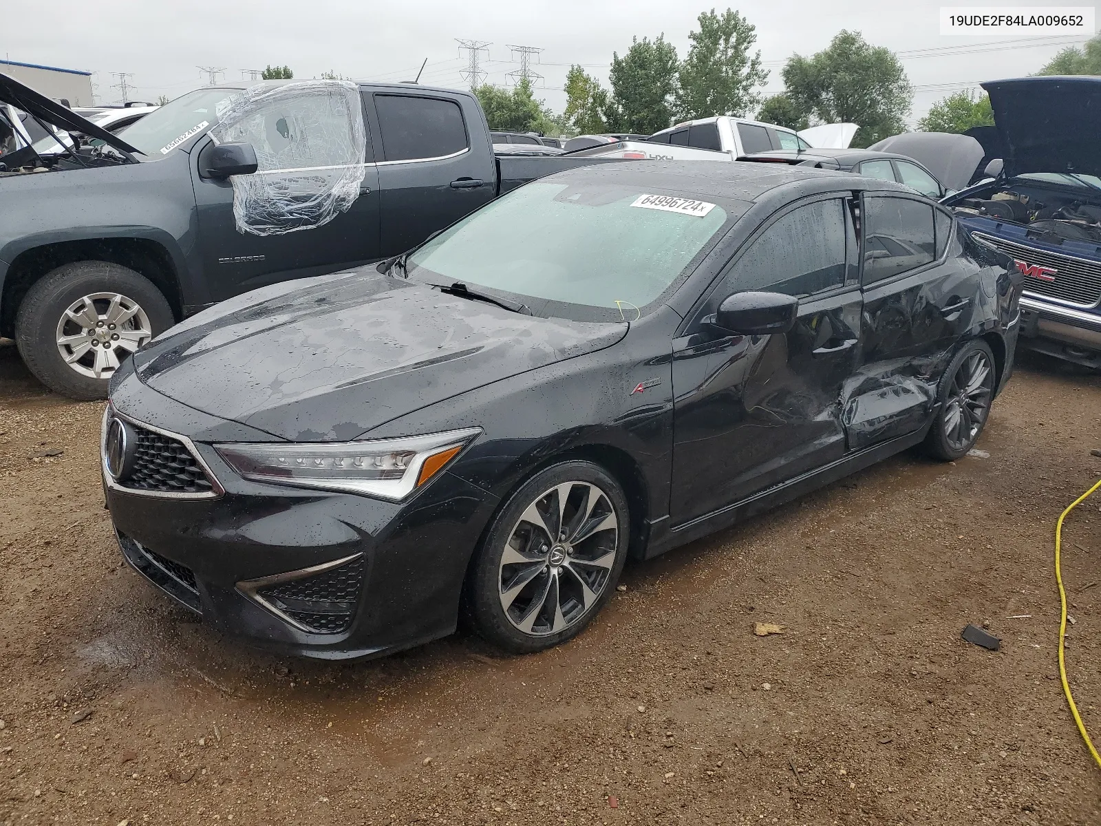 2020 Acura Ilx Premium A-Spec VIN: 19UDE2F84LA009652 Lot: 64996724