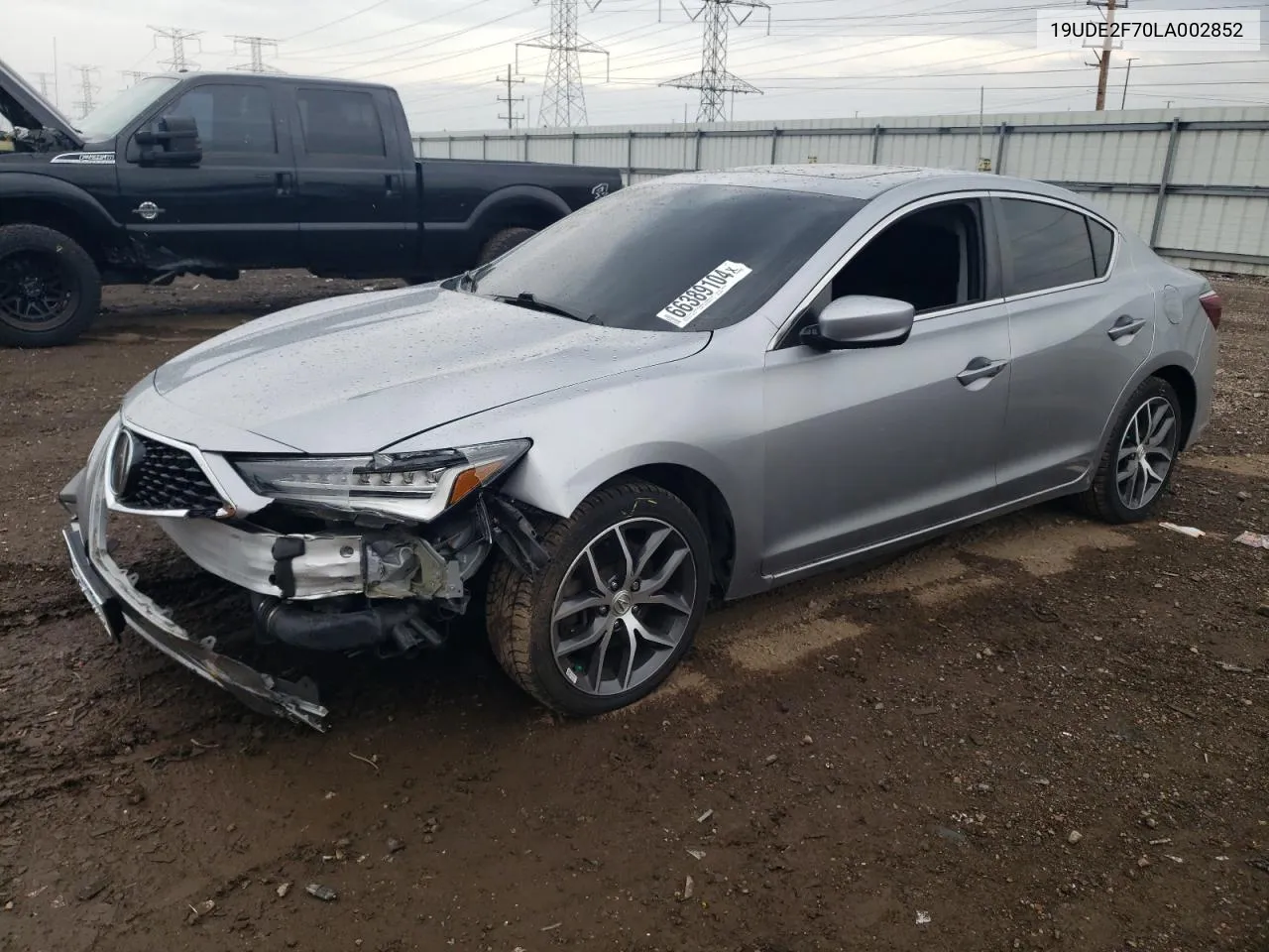 19UDE2F70LA002852 2020 Acura Ilx Premium