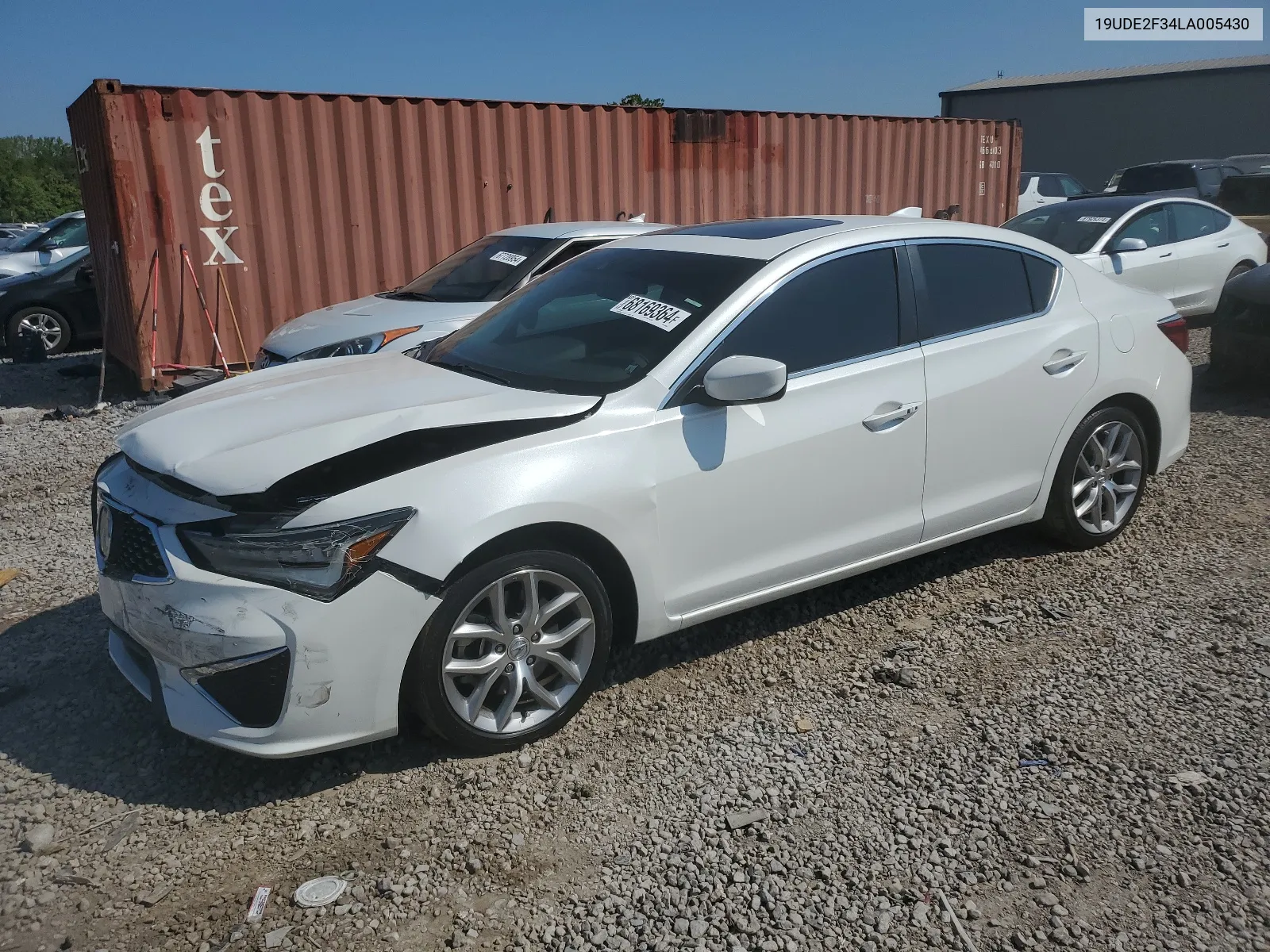 2020 Acura Ilx VIN: 19UDE2F34LA005430 Lot: 68169364