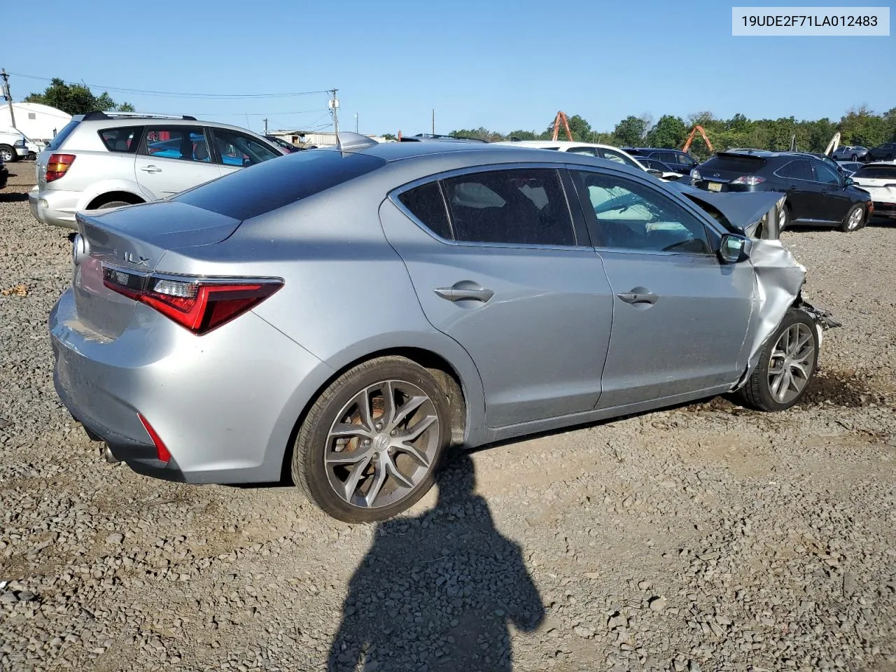 2020 Acura Ilx Premium VIN: 19UDE2F71LA012483 Lot: 69022774