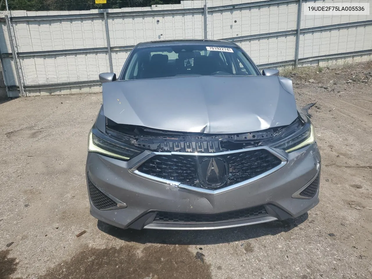 19UDE2F75LA005536 2020 Acura Ilx Premium