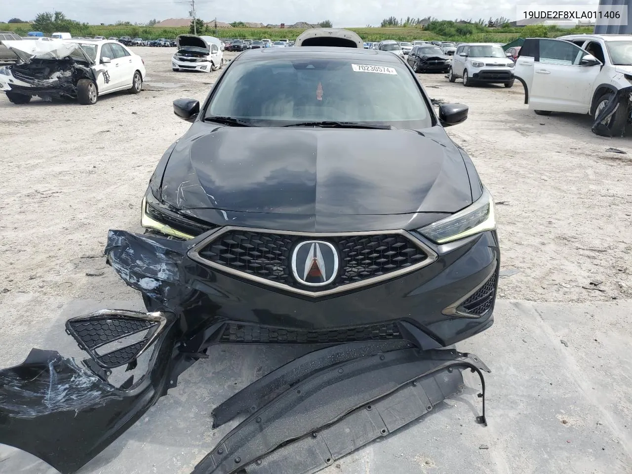 2020 Acura Ilx Premium A-Spec VIN: 19UDE2F8XLA011406 Lot: 70230574