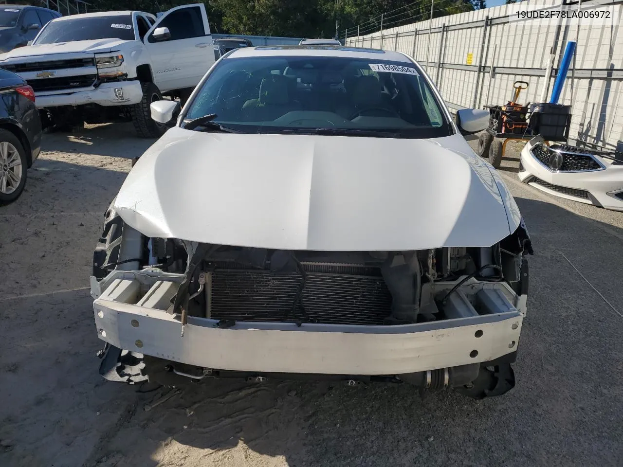 2020 Acura Ilx Premium VIN: 19UDE2F78LA006972 Lot: 71698504