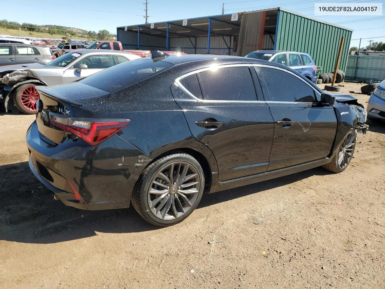 2020 Acura Ilx Premium A-Spec VIN: 19UDE2F82LA004157 Lot: 72262284