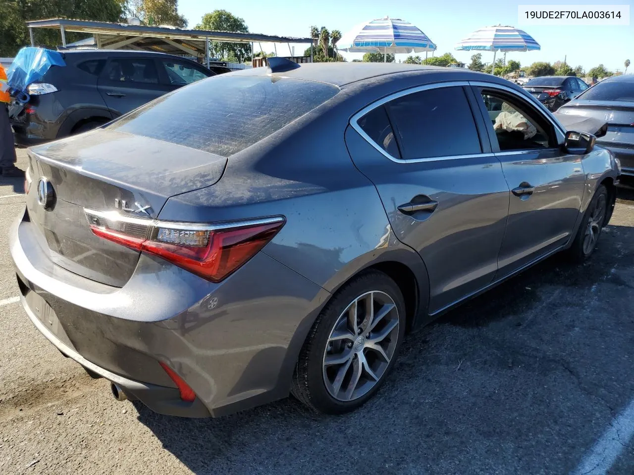 2020 Acura Ilx Premium VIN: 19UDE2F70LA003614 Lot: 78803564