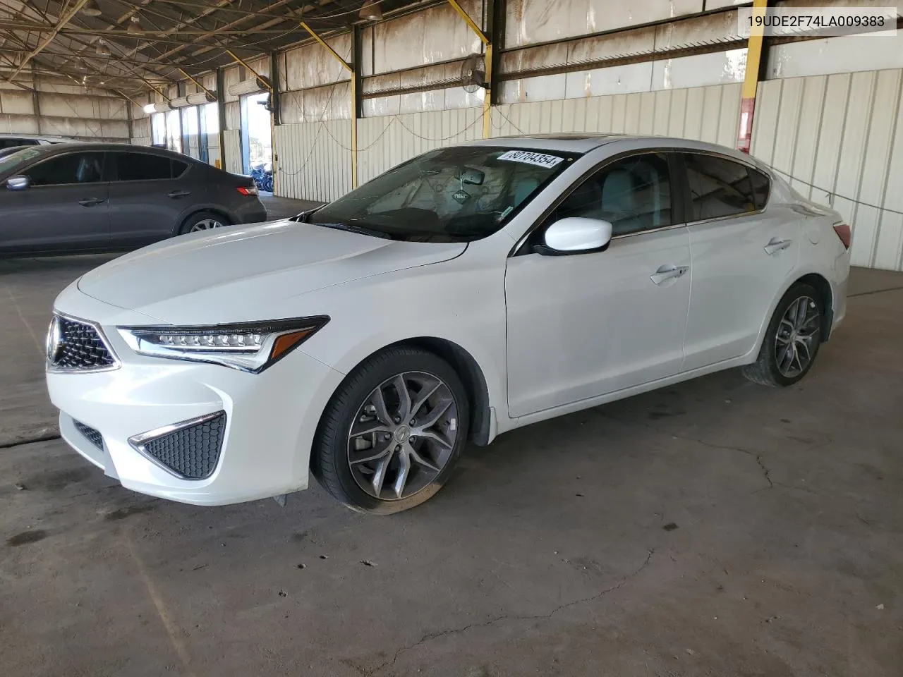 2020 Acura Ilx Premium VIN: 19UDE2F74LA009383 Lot: 80704354