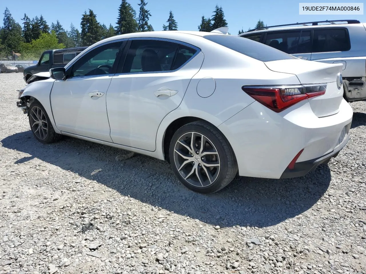 2021 Acura Ilx Premium VIN: 19UDE2F74MA000846 Lot: 58512794