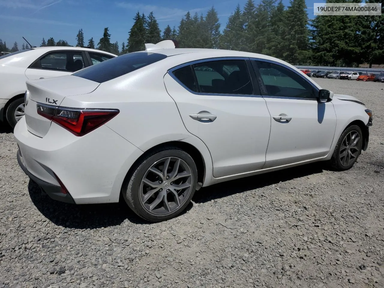 2021 Acura Ilx Premium VIN: 19UDE2F74MA000846 Lot: 58512794