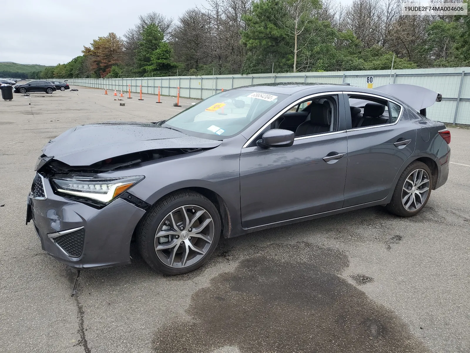 2021 Acura Ilx Premium VIN: 19UDE2F74MA004606 Lot: 65654204