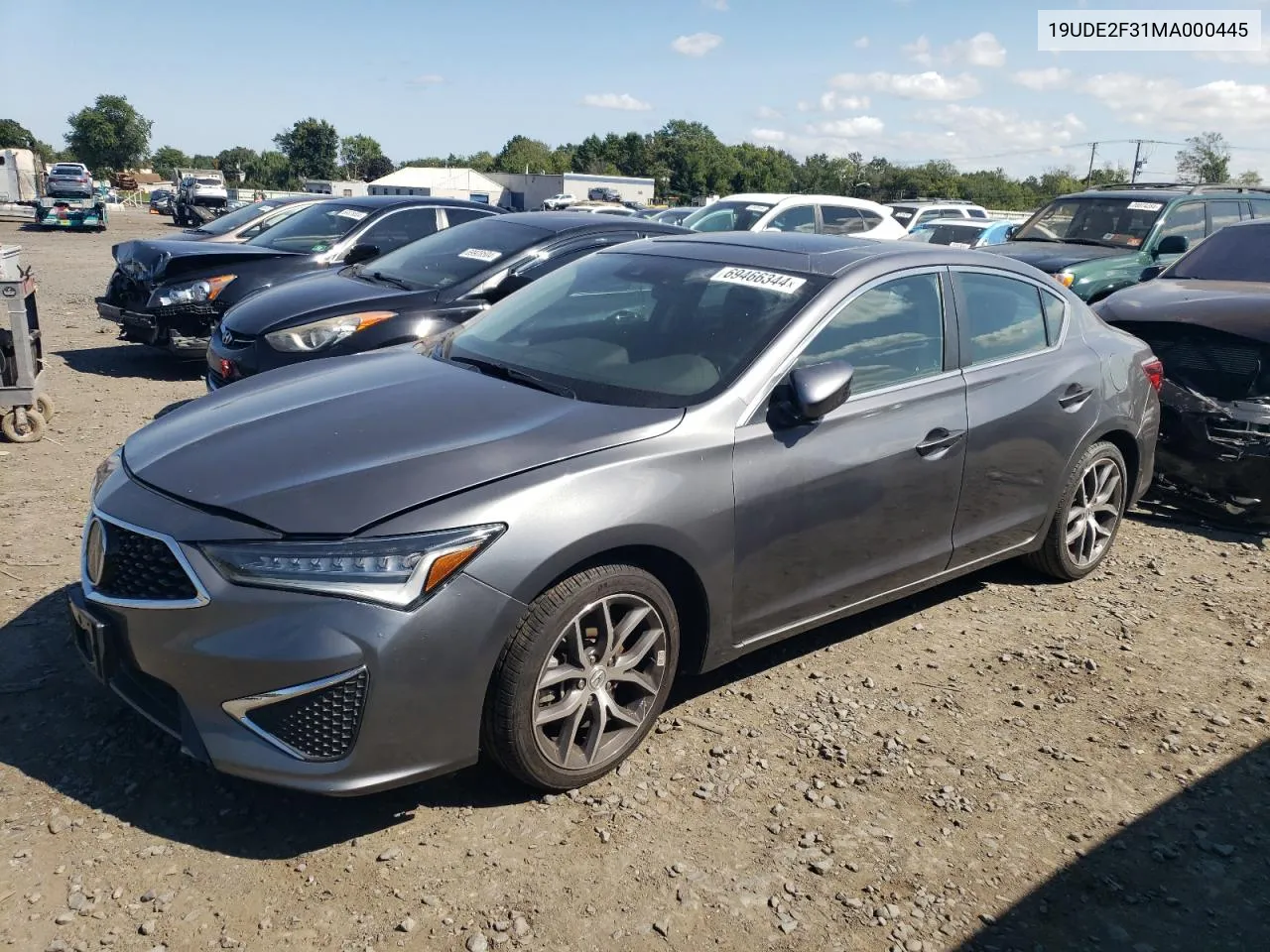 19UDE2F31MA000445 2021 Acura Ilx