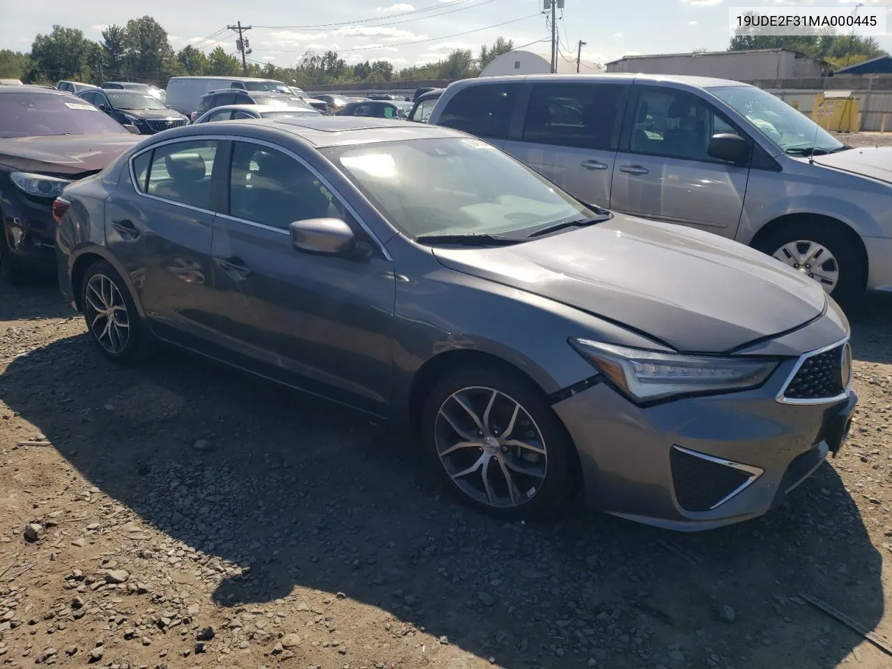 19UDE2F31MA000445 2021 Acura Ilx