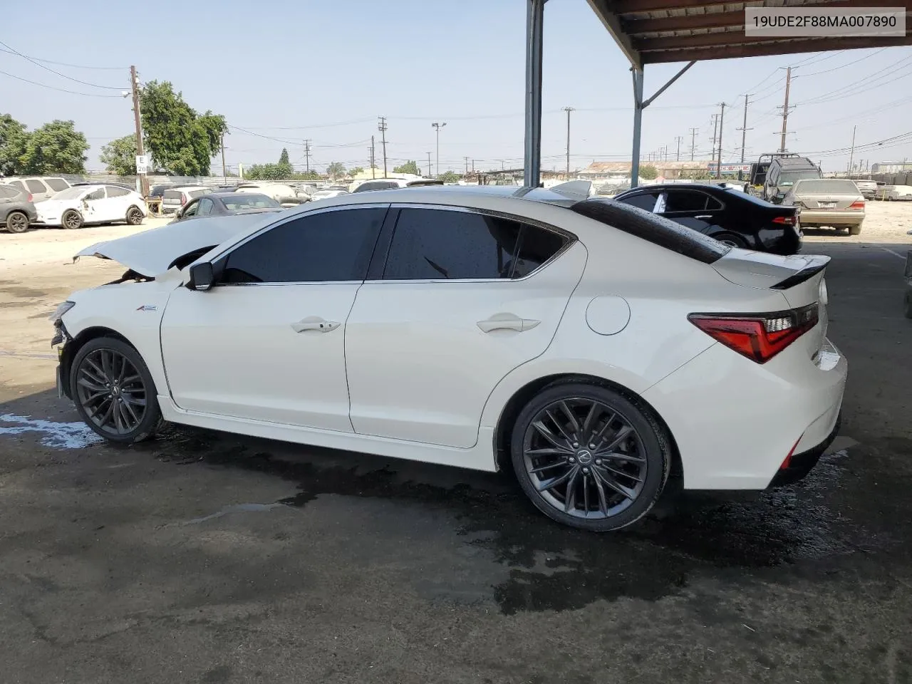 2021 Acura Ilx Premium A-Spec VIN: 19UDE2F88MA007890 Lot: 69470034