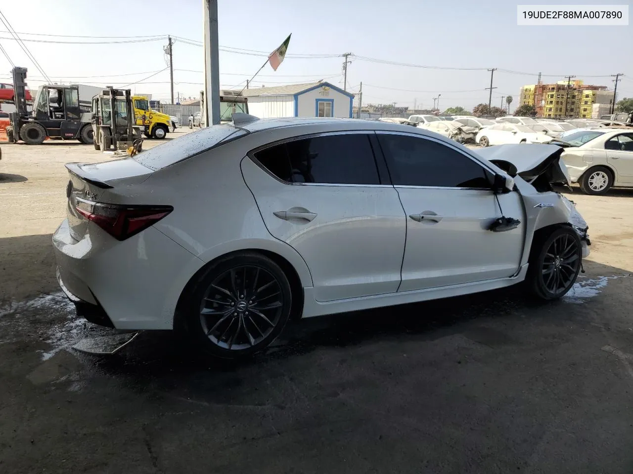 2021 Acura Ilx Premium A-Spec VIN: 19UDE2F88MA007890 Lot: 69470034