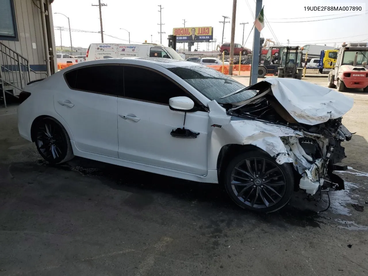 2021 Acura Ilx Premium A-Spec VIN: 19UDE2F88MA007890 Lot: 69470034