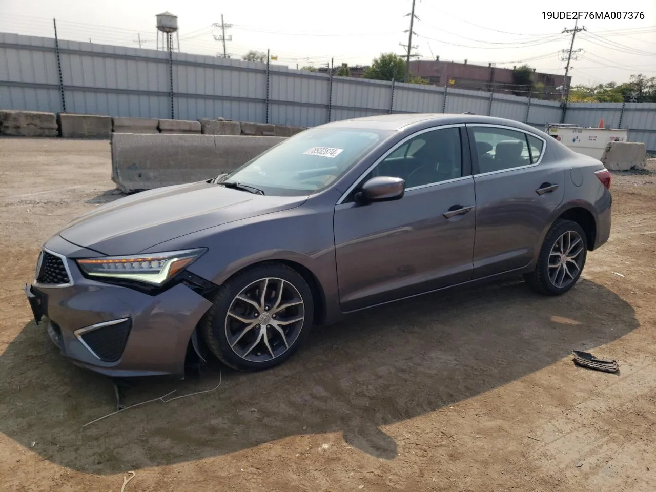 2021 Acura Ilx Premium VIN: 19UDE2F76MA007376 Lot: 70932874