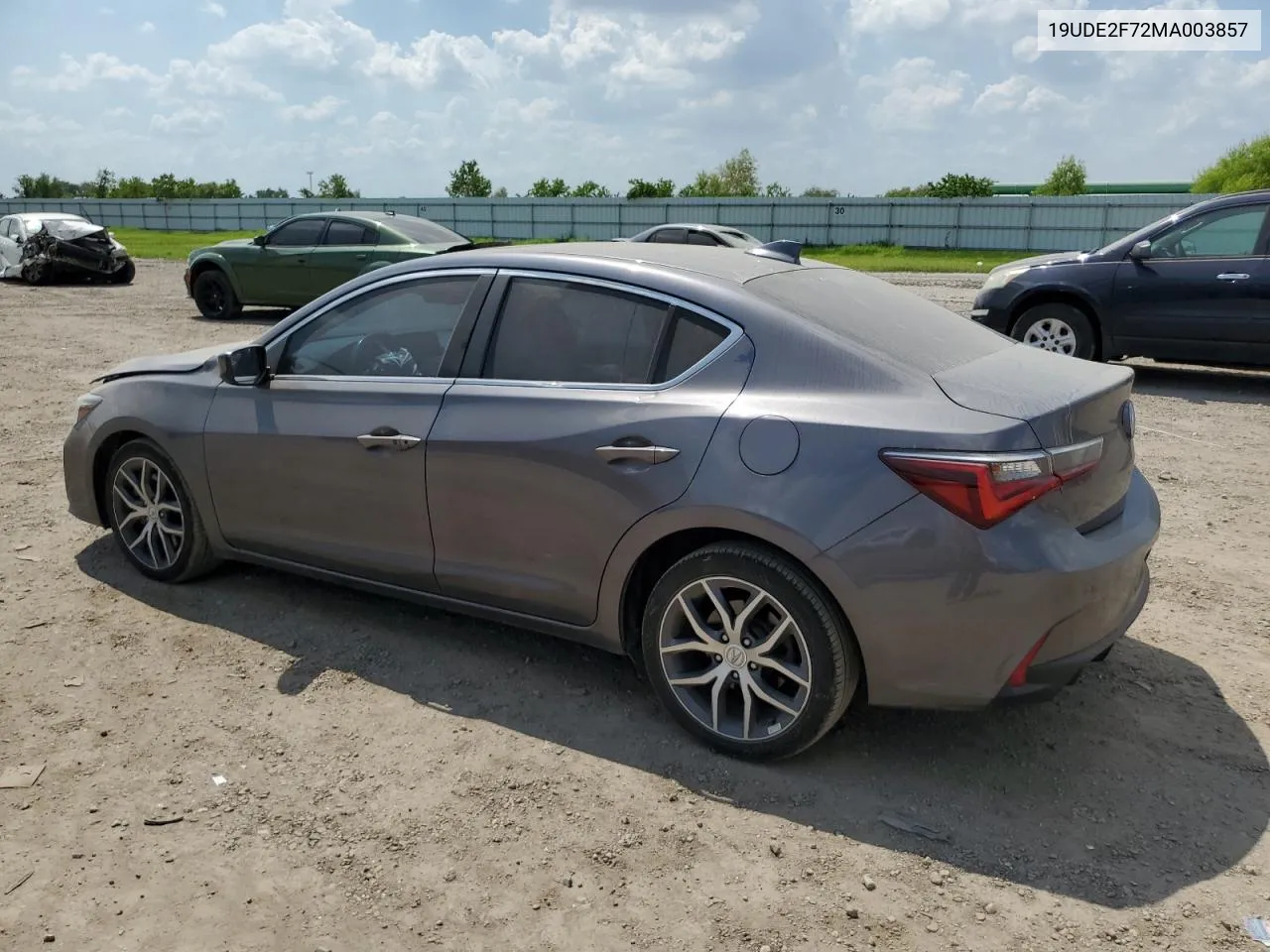 2021 Acura Ilx Premium VIN: 19UDE2F72MA003857 Lot: 72000054