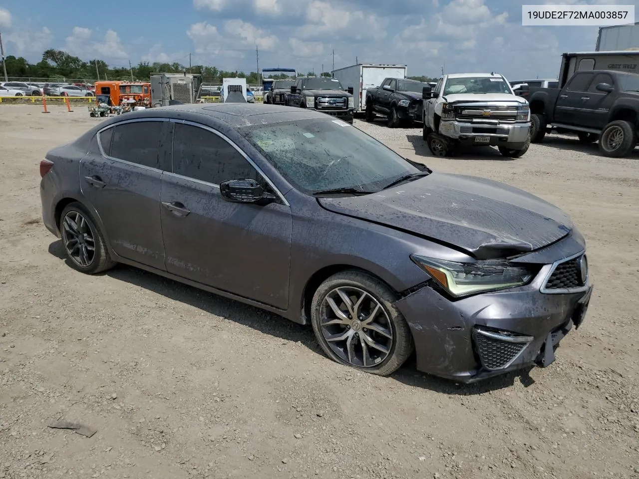 2021 Acura Ilx Premium VIN: 19UDE2F72MA003857 Lot: 72000054