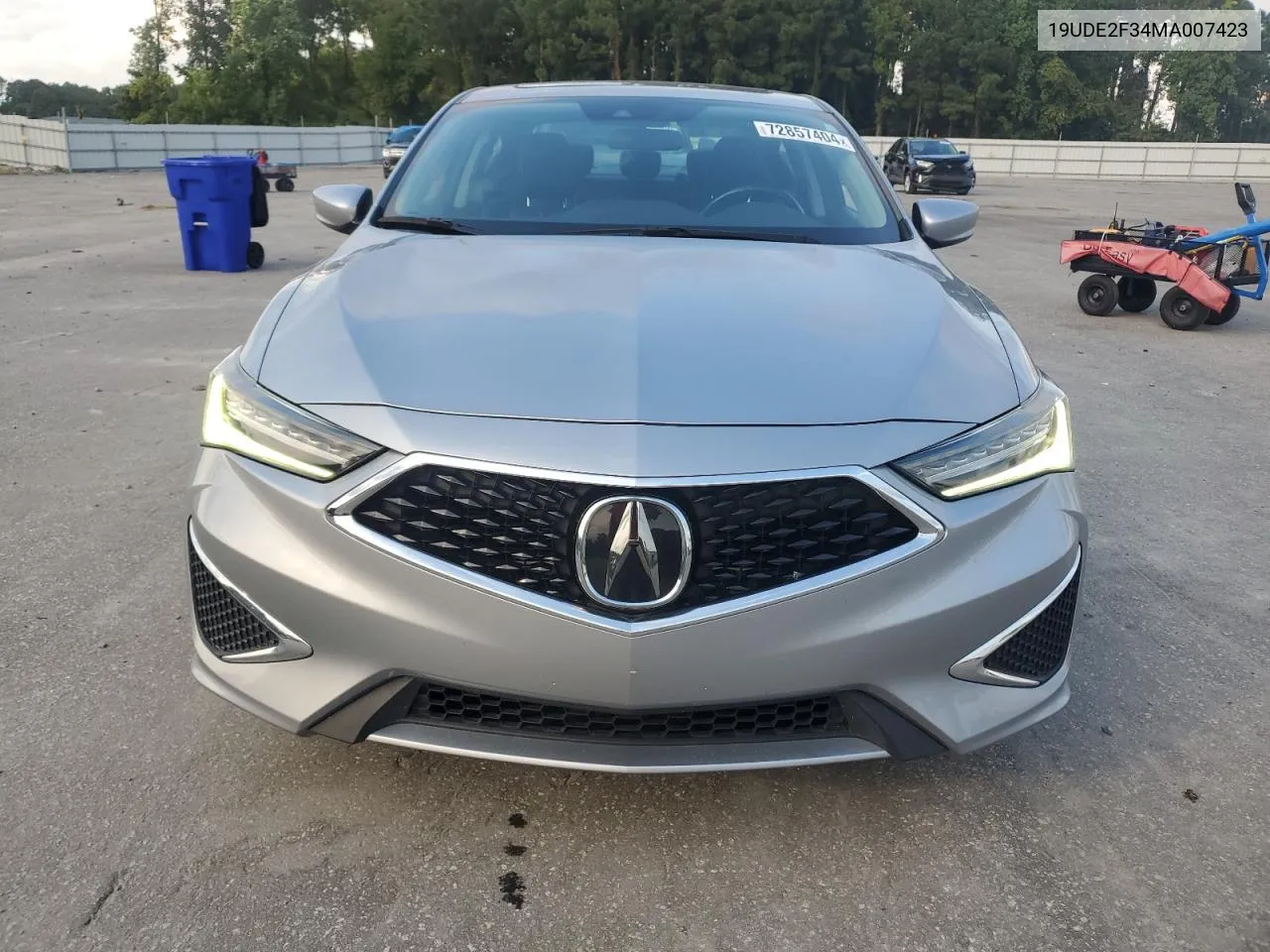 2021 Acura Ilx VIN: 19UDE2F34MA007423 Lot: 72857404