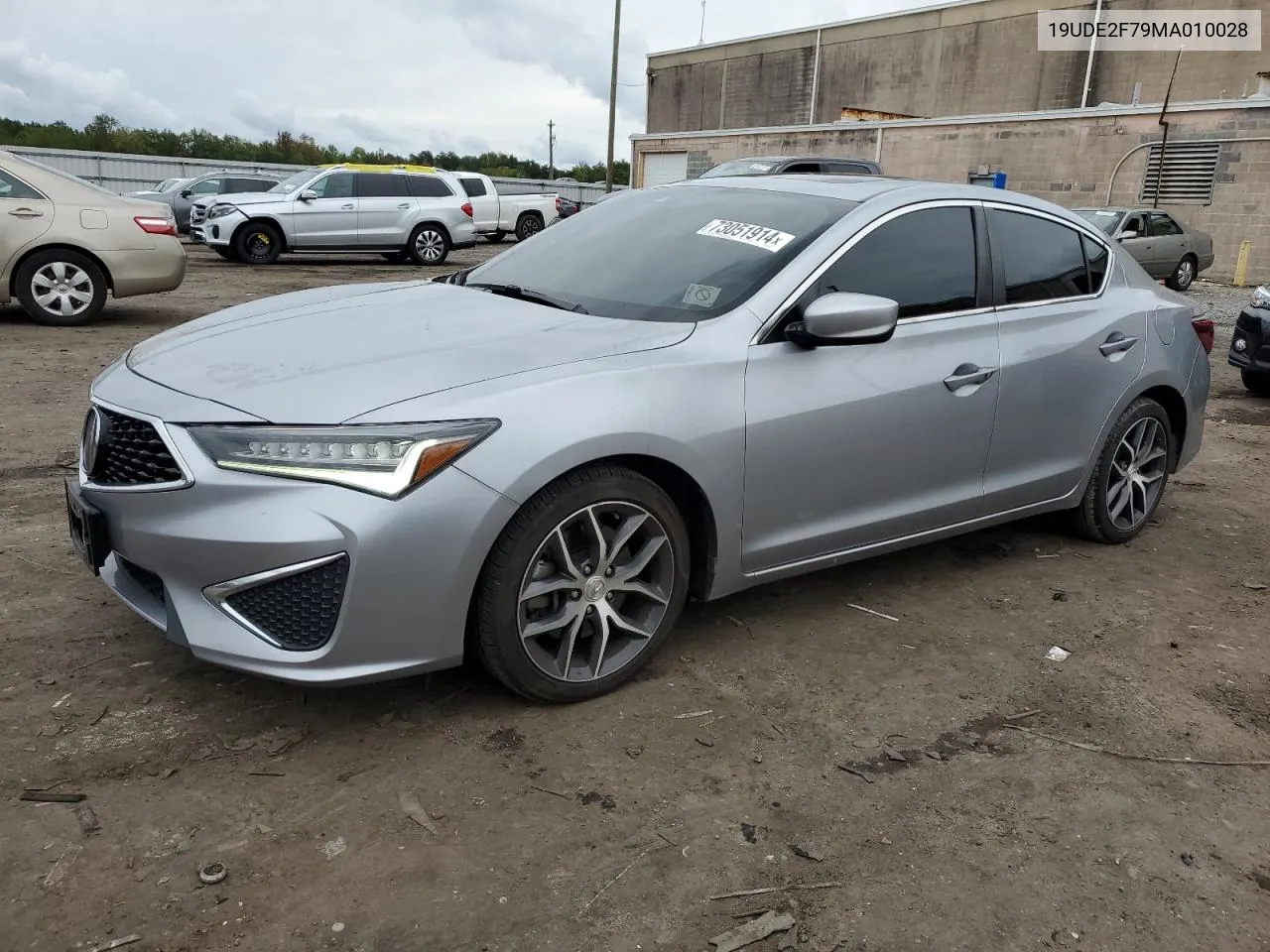 2021 Acura Ilx Premium VIN: 19UDE2F79MA010028 Lot: 73051914