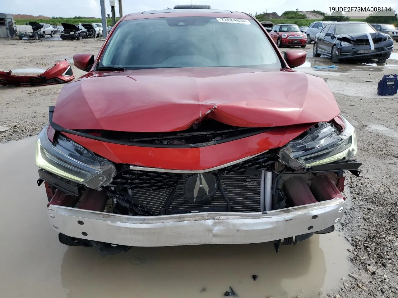 2021 Acura Ilx Premium VIN: 19UDE2F73MA008114 Lot: 73584834