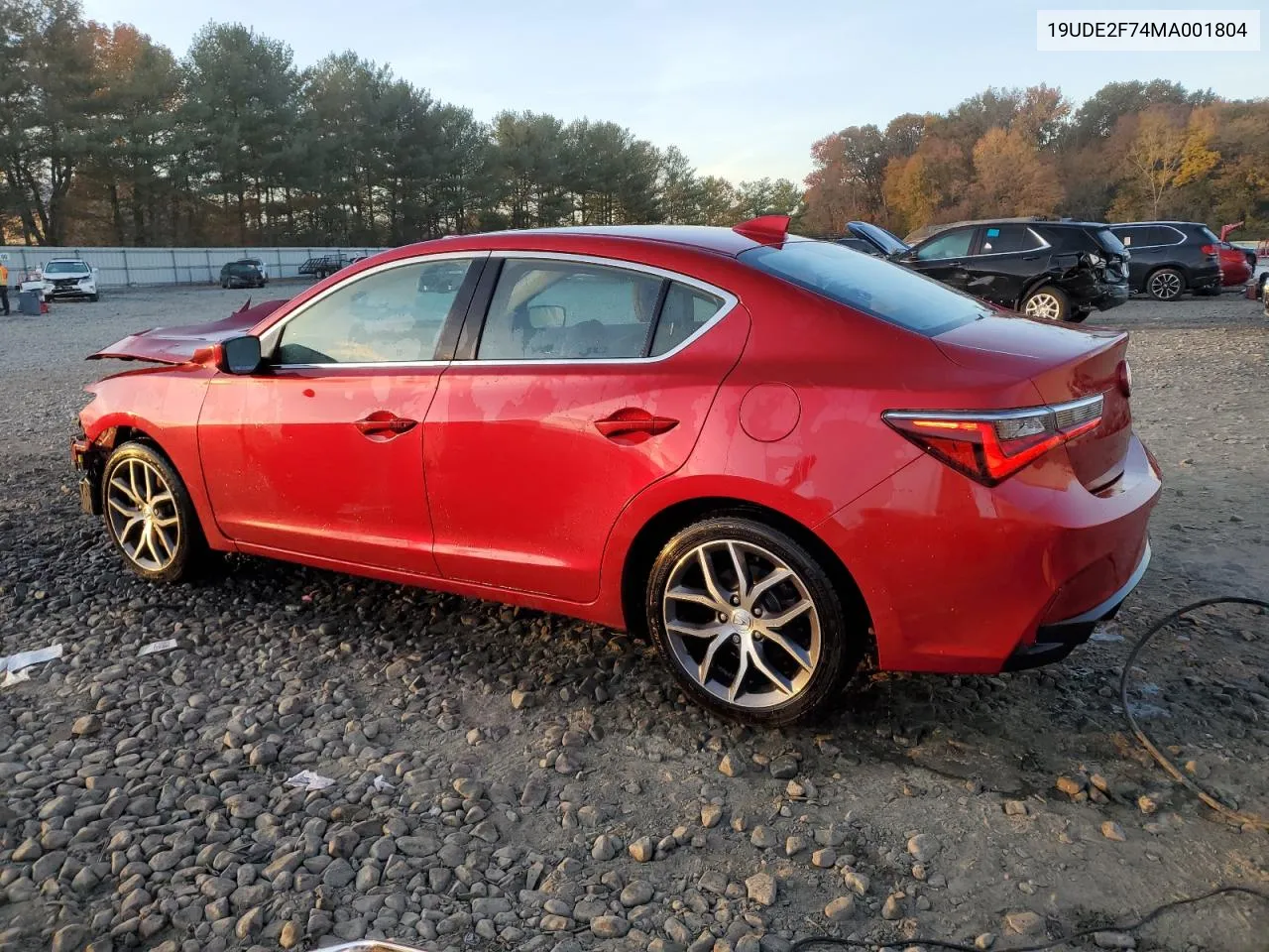 2021 Acura Ilx Premium VIN: 19UDE2F74MA001804 Lot: 78232864